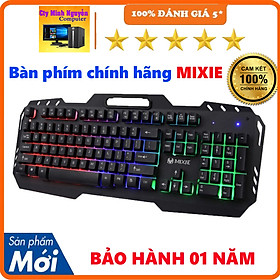 Bàn phím máy tính có dây MIXIE X800 có đèn led - Hàng chính hãng