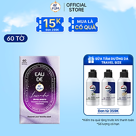 Mua Giấy Thơm Arfum Dùng Cho Máy Sấy Làm Mềm Vải Và Chống Tĩnh Điện   Khử Mùi Tủ Giày  Tủ Quần Áo (60 Tờ/ Hộp)