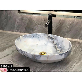 Mua Lavabo đặt bàn sứ vân đá ( bảo hành 10 năm )