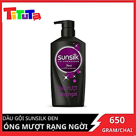 Dầu gội Sunsilk Óng mượt rạng ngời (Đen) 650g