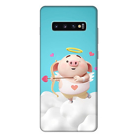 Ốp lưng điện thoại Samsung S10 Plus hình Heo Con Chúc Tết Mẫu 2