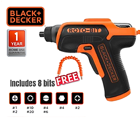 Máy vặn vít cầm tay 3,6V Black &amp; Decker CS36BSB-B1 hàng Chính hãng