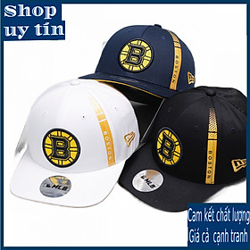  Freeship - MŨ/NÓN KẾT LƯỠI TRAI SNAPBACK B BOSTON PHỐI CÁCH THỜI TRANG NAM NỮ CAO CẤP - MÀU XANH ĐEN