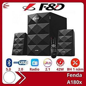 Mua Loa máy vi tính Bluetooth 5.0 Fenda A180X 2.1  42W có điều khiển/cổng USB/Radio- Hàng chính hãng