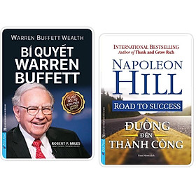 Hình ảnh Sách - Combo Bí quyết Warren Buffet + Đường đến thành công - FirstNews