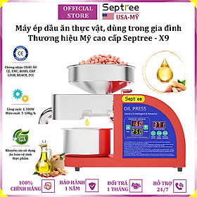 Mua Máy ép dầu ăn thực vật dùng trong gia đình thương hiệu Mỹ cao cấp Septree X9 - Công suất 1300W - Hàng nhập khẩu