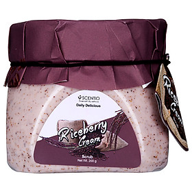 Kem tẩy tế bào chết body làm sáng da giảm nếp nhăn Beauty Buffet Scentio Daily Delicious Riceberry 200g