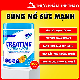 6PAK CREATINE MONOHYDRATE - Hộp 500 grams - Nhiều Hương Vị - Trec Nutrition
