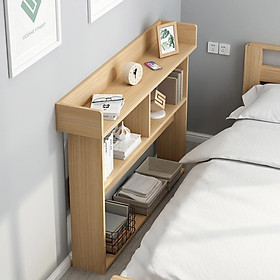 Mua Kệ để đồ 3 tầng tiết kiệm không gian  kệ gỗ trang trí đầu giường nhỏ gọn MoZi - TB011
