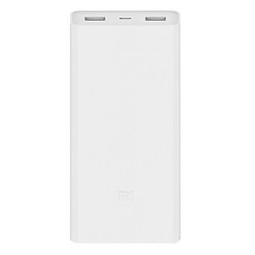 Pin Sạc Dự Phòng Xiaomi Mi 2C 20.000 mAh 2 Cổng USB Tích Hợp QC 3.0 PLM06ZM - Hàng Chính Hãng