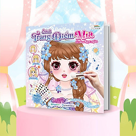 Sách - Trang Điểm Mia - Cô Dâu Ngọt Ngào (Hơn 100 Stickers Mắt Môi Phụ Kiện Lấp Lánh) - Megabook