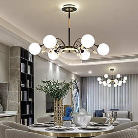 Đèn thả chùm hình hoa tuy lip SuperVilighting HOATUYLIP trang trí shop quán phòng khách BH 24T