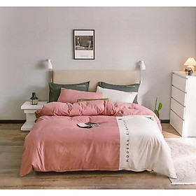 Bộ 5 món vỏ chăn ga gối cotton tici xuất nhật beauty