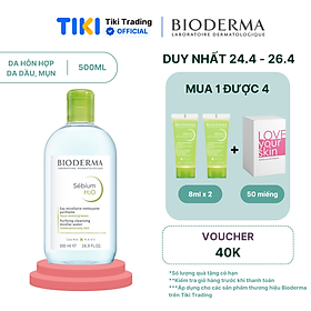 Nước tẩy trang Công Nghệ Micella Bioderma Sebium H2O - 500ml