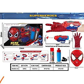 ĐỒ CHƠI GĂNG TAY SIÊU NHÂN NGƯỜI NHỆN SPIDERMAN BẮN TƠ