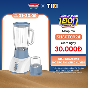 Máy xay sinh tố đa năng sunhouse happytime htd5113g 350w - hàng chính hãng