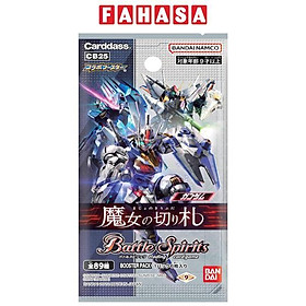 Bộ Cờ Chiến Thuật Battle Spirits - Bộ Cờ Mở Rộng Phiên Bản Gundam The Witch Trump Card - Bandai CB25 (6 Card Ngẫu Nhiên/Túi)