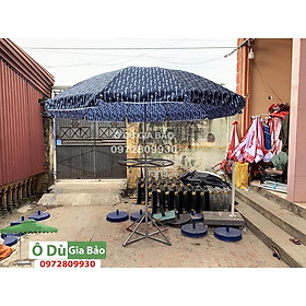 Mua Ô chính tâm tròn đường kính 3M( Vải dù 10nan)+ vòng xoay chân đế sắt( đã bao gồm full bộ)