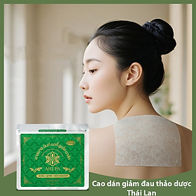 Cao dán giảm đau nhức vai, cổ, đau thắt lưng và đau cơ Areby Thái Lan - 1 túi 10 miếng