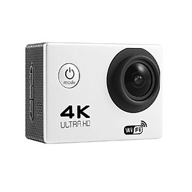 H16-6S Action Camera 2.0" Waterproof DVR Sport Camera Wifi Remote Control Action Dash Cam 720P HD Loop Recording Video Camcorder Color: White