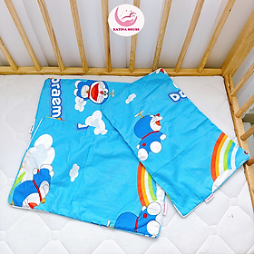 Vỏ áo gối trẻ em Katina House, 30x45cm, cotton satin hàn quốc mềm mát, thấm hút tốt