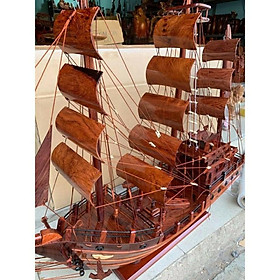 Mua Thuyền gỗ hương ngang 80cm