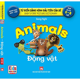 Hình ảnh Sách - Baby'S First Picture Dictionary - Từ Điển Bằng Hình Đầu Tiên Của Bé - Động Vật - Animals (Bìa Cứng)