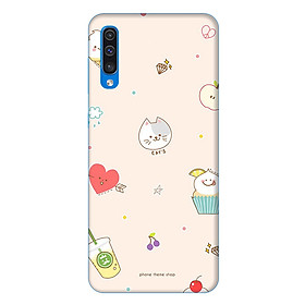Ốp lưng dành cho điện thoại Samsung Galaxy A50 hình Mèo Con - Hàng chính hãng