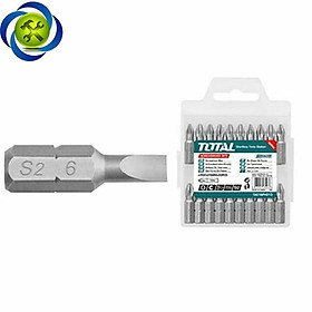 Mua Mũi vít dẹp 20 chi tiết TOTAL TAC16SL413 (20 cây/ vỉ)