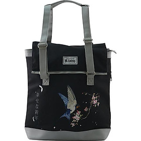 Ba Lô "Tet Holiday" Phong Cách Nhật B.bag - Màu Đen - B-23-023