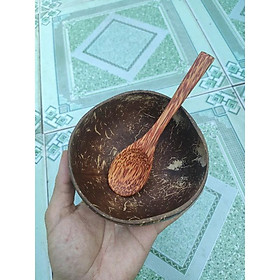 Mua - Combo Chén Gáo Dừa + Muỗng Gỗ Dừa