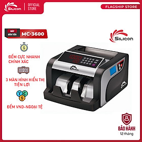 Máy đếm tiền thế hệ mới silicon mc-3600 - hàng chính hãng