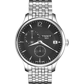 Đồng Hồ Nam Dây Thép Không Gỉ Tissot T063.639.11.067.00 (42mm) - Đen