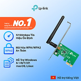 Bộ Chuyển Đổi Wifi Không Dây TP-Link TL-WN781ND PCI Express 150Mbps - Hàng Chính Hãng