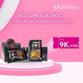 Viên Uống Bổ Gan Kanzo Ukon Hộp 30 Viên Genki Fami Nhật Bản