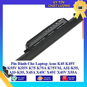 Pin dùng cho Laptop Asus K45 K45V K55V K55N K75 K75A K75VM, A32-K55, A33-K55, X45A X45C X45U X45V X55A X55C X55VD U57A - Hàng Nhập Khẩu  MIBAT322