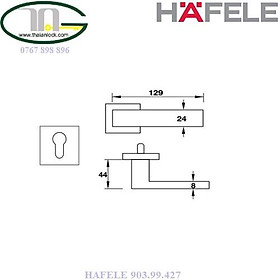 Bộ tay nắm cửa gạt=KL 903.99.427