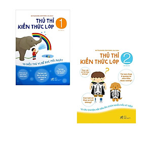 Combo 2 cuốn sách kiến thức bách khoa dành cho trẻ tiểu học : thủ thỉ kiến thức lớp 1 + thủ thỉ kiến thức lớp 2