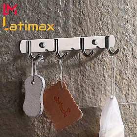 Mua Móc Treo Quần Áo Inox 304 Dán Tường Không Cần Khoan Đục - Tặng Kèm keo và Đinh Vít