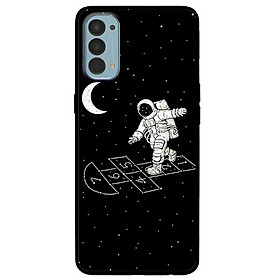 Ốp lưng dành cho Reno 4 mẫu Vũ Trụ Mặt Trăng