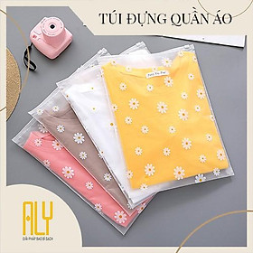 Mua Túi zip đựng quần áo túi zip lụa mờ có khóa kéo size 35x45 cm _ ALY