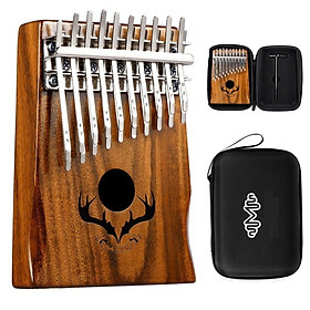 Mua Đàn kalimba 20 phím gỗ nguyên khối Mahagony tặng hộp chống sốc bảo vệ đàn cao cấp- IME-67862MS001