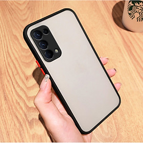 Ốp lưng trong nhám viền Shield Matte Color bảo vệ camera cho OPPO Reno 5 - Hàng Nhập Khẩu