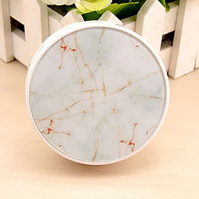Colorful Marble Style Contact Lens Case With Mirror Women Girl Contact Lenses Box Container Lovely Travel Kit Box
