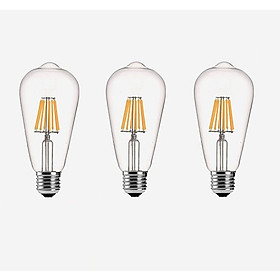 Mua Bộ 3 bóng đèn Led ST64 6W đui E27