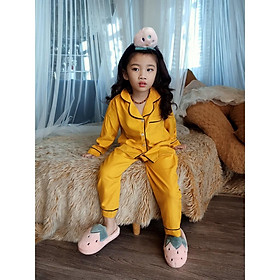 Đồ bộ pijama cho bé trai bé gái chất vải kate lụa xinh xắn thiết kế đáng yêu và cá tính HD247 0193
