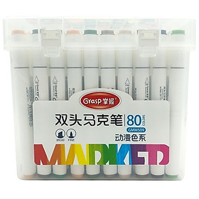 Hộp Viết Vẽ Marker 80 Màu - 509-80