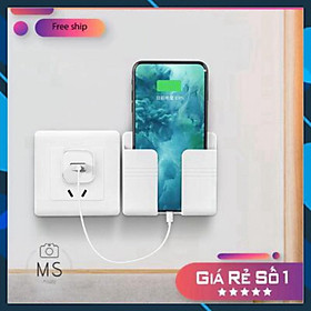 Mua Kệ dán tường để remote giá đỡ sạc điện thoại treo tường khi sạc | (TT65)
