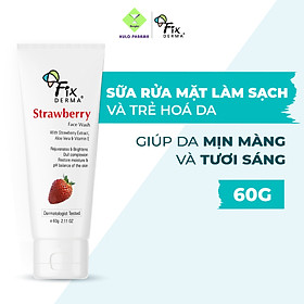 Sữa rửa mặt Fixderma Strawberry Face Wash