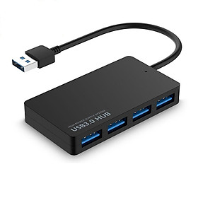 Hub USB 3.0 Tốc Độ Cao , Bộ Chuyển Đổi Chia 4 Cổng USB Cho PC, Máy Tính Xách Tay